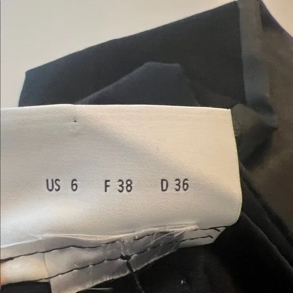 AKRIS PUNTO Fancy Leather Skinny Pants Size 6 BLACK - Picture 10 of 14